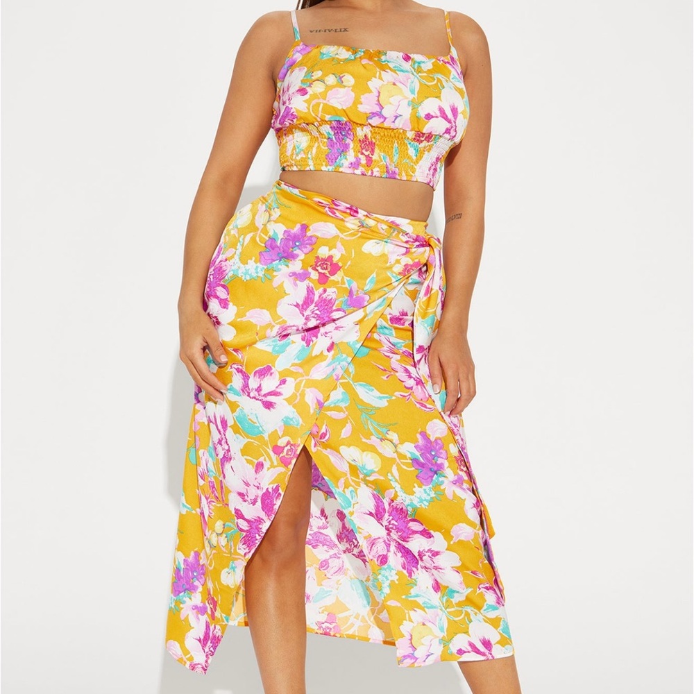 Floral Two-Piece Set